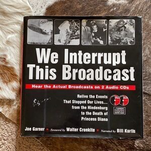 We Interrupt This Broadcast Book and 2CD SET